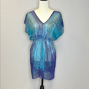 One World Womens Boho Swim Coverup